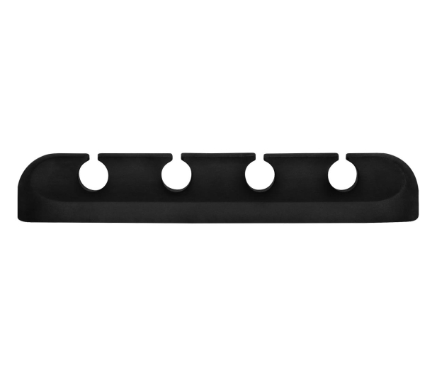 SILVER MONKEY Samoprzylepny organizer na 4 kable (czarny) SM-COS-4B - 712669 - zdjęcie